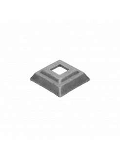 Krytka kovaná 42x42x13mm s otvorom 15x15mm, odliatok