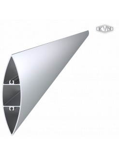 Poškodený profil 100x24.5mm, L-6000mm, bez povrchovej úpravy