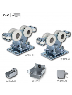 AL samonosná sada bez profilu, pre bránu max 150kg/6.5m