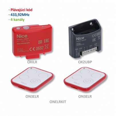KIT LoRa® obsahuje: 1xOXILR, 1xOX2UBP, 2xON3ELR, 433,92MHz