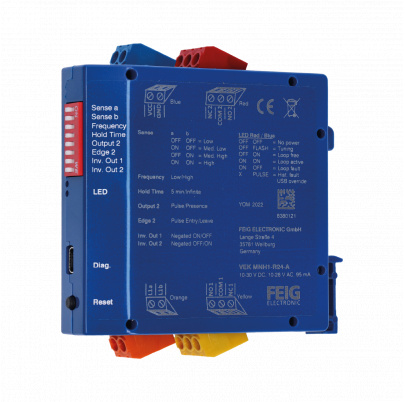 N LP1 / 9 LOOP - indukčný detektor kovu, 1-slučkový, 24V AC/DC