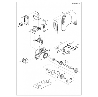 999ALBE011C00  kit prevodovky pre SU4024