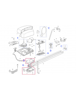 PRSPIN02A kit hlavy koľajnice pre SNA6/SNA30