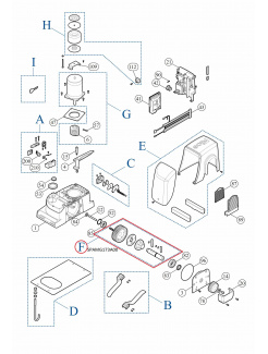 SPAMG173A00 kit prevodovky pre RUN1500, nový typ