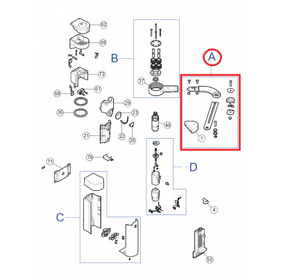 SPAMG215A00 kit ramien pre WALKY