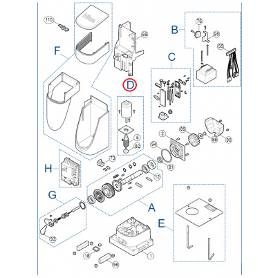 SPMTG05200 kit motora pre SLH400