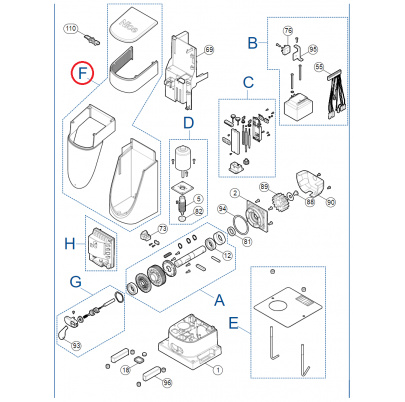 SPCG008700 kit krytu pre SLH400