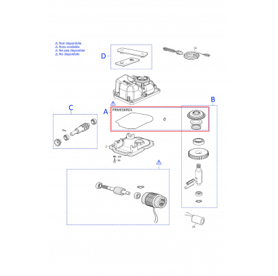 PRME06R01 kit tesnení pre METRO3000R01