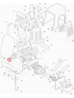 PMCPM.4630 prechodka gumená pre RB350, RUN