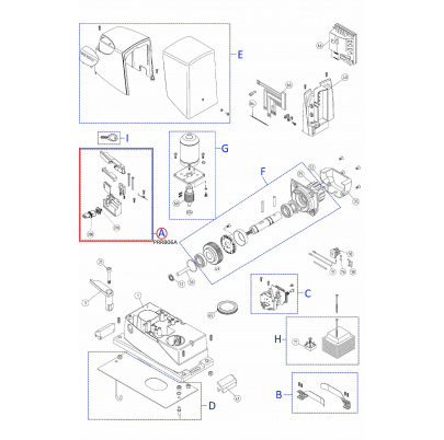 PRRB06A Kit odblokovania pre RB/RUN