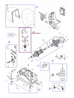 PRRB01C kit motora pre RB1000