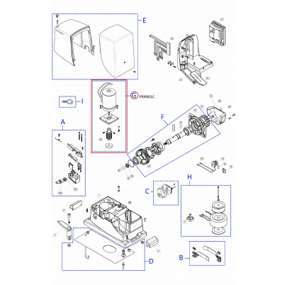 PRRB01C kit motora pre RB1000