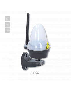 LED lampa, 12/24/230V, so zabudovanou anténou, 739lux