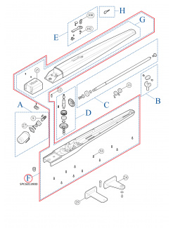 SPCG013900 kit korpusu pre TO7024